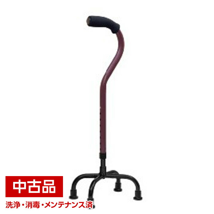 【中古】マグネシウム四点杖 Mサイズ