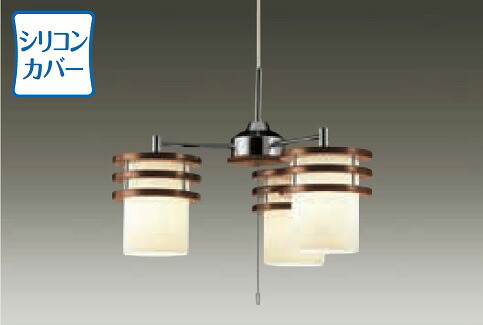 ＤＡＩＫＯ　ＬＥＤシャンデリア　７．８Ｗ（Ｅ２６口金）×３灯　～４．５畳　電球色　(ランプ付)　引掛シーリング取付　DXL81125
