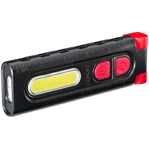 ＣＯＡＳＴ　コースト　ＬＥＤワークライト　ＰＭ１００Ｒ　フック付　フラッシュライト　充電式　ＩＰ５４　防水・防塵　６５０ｌｍ　ＵＳＢ-Ｃ　専用充電池　30687