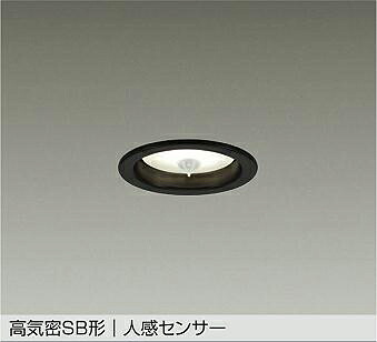 ＤＡＩＫＯ　ＬＥＤ人感センサー付ダウンライト　埋込穴φ７５ｍｍ　白熱灯６０Ｗ相当　（ランプ付）　温白色　３５００Ｋ　DDL6269AB