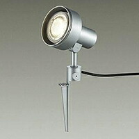 ＤＡＩＫＯ　ＬＥＤ照明器具　アウトドアスポットライト　スパイク式　ＬＥＤビームランプタイプ　（ランプ別売）　差込プラグ付　防雨形　本体色：シルバーサテン　DOL3768XS