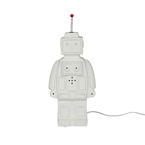 ＤＵＬＴＯＮ　ダルトン　PORCELAIN ROBOT LIGHT MAT WHITE　フロアライト　デスクランプ　マットホワイト　Ｅ１７口金　電源コード　ＯＮ/ＯＦＦスイッチ　ランプ別売　DS0773MWT
