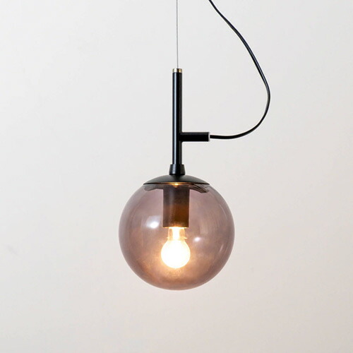 EL COMMUN エル・コミューン AMPERSAND FACTORY(アンパサンドファクトリー) Globe 1 BK/GY ペンダントライト ソケット 引掛シーリングタイプ グレー E17 ブラック ランプ別売り AMPL091|オールライト