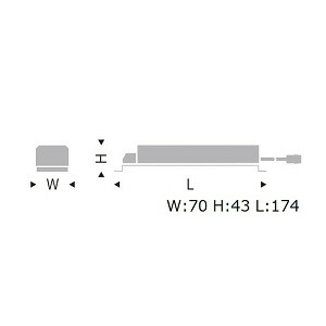 ＥＮＤＯ　専用電源ユニット　ＤＣ２４Ｖ　別置電源　６０Ｗ　RX457N
