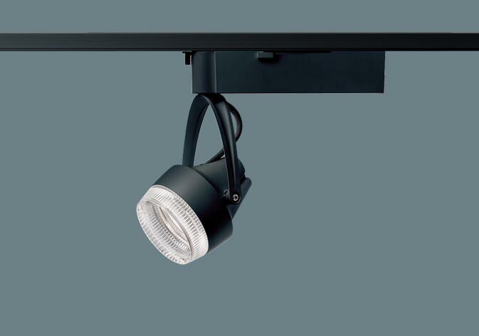 パナソニック　配線ダクト取付型　ＬＥＤスポットライト　高演色タイプ・透過セードタイプ・ビーム角３５度・広角タイプ　ＨＩＤ３５形器具相当（ＬＥＤ２５０形）　２０００ｌｍ　灯具：ブラックつや消し仕上　光源：電球色（２７００Ｋ）（アウトレット）【中古】