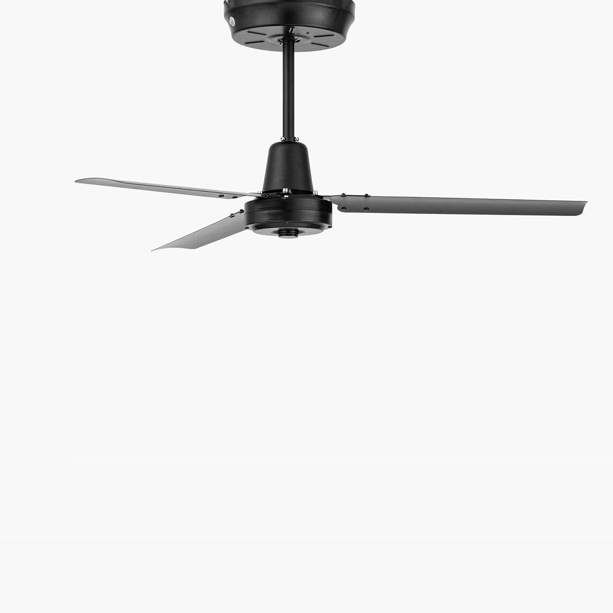ＨＥＲＭＯＳＡ　ハモサ　シーリングファン　MONICA CEILING FAN（モニカシーリングファン）　引掛けシーリング　DCモーター　12～14畳　リモコン付き　h.black（ハンマートンブラック）　CF004DCHBK｜オールライト