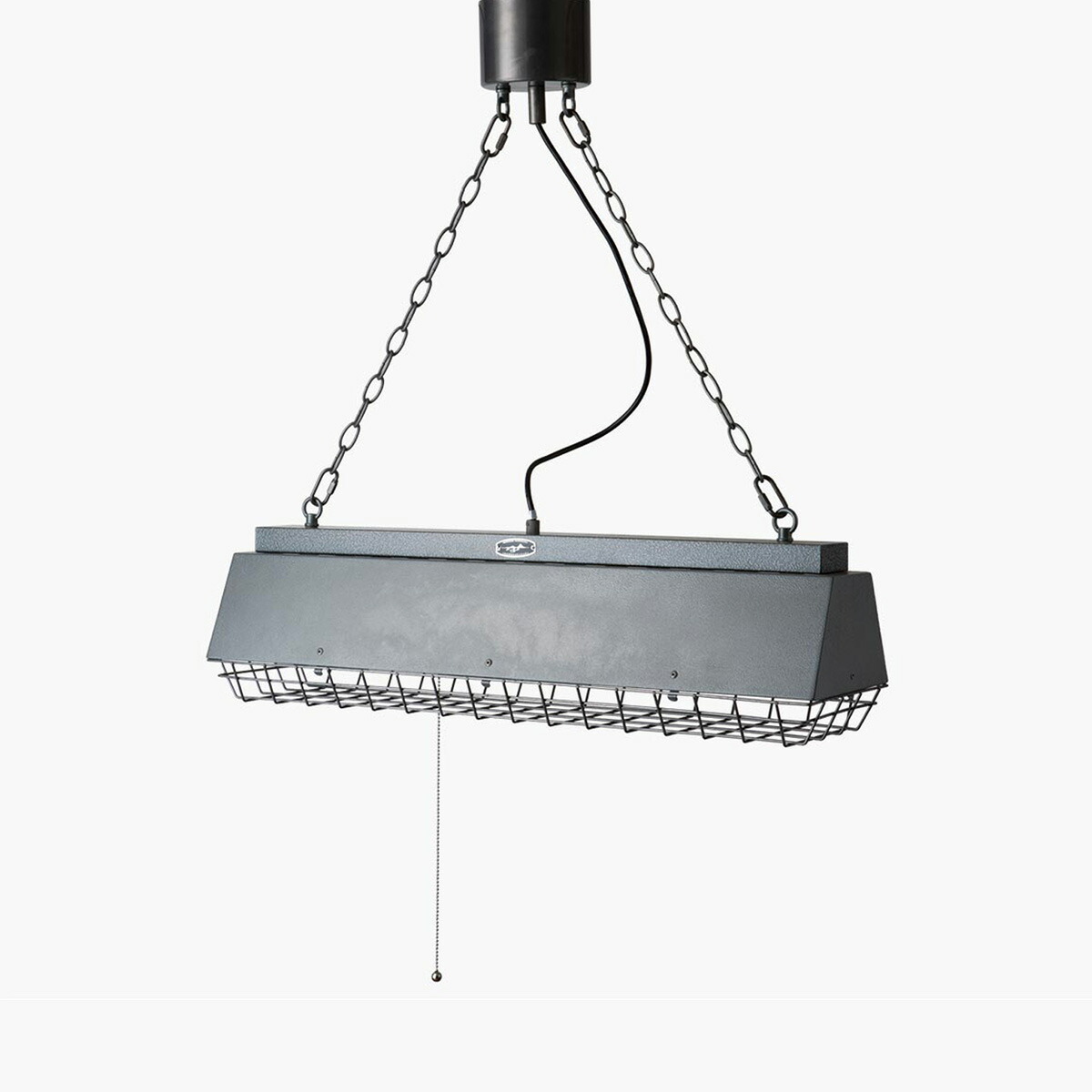 ＨＥＲＭＯＳＡ　ハモサ　ペンダントライト　COMTON LAMP（コンプトンランプ）　引掛けシーリング　白熱電球付き（E17/40W×6）　電球色　～8畳　LED対応可　プルスイッチ付き　h.grey（ハンマートングレー）　CM001HGY