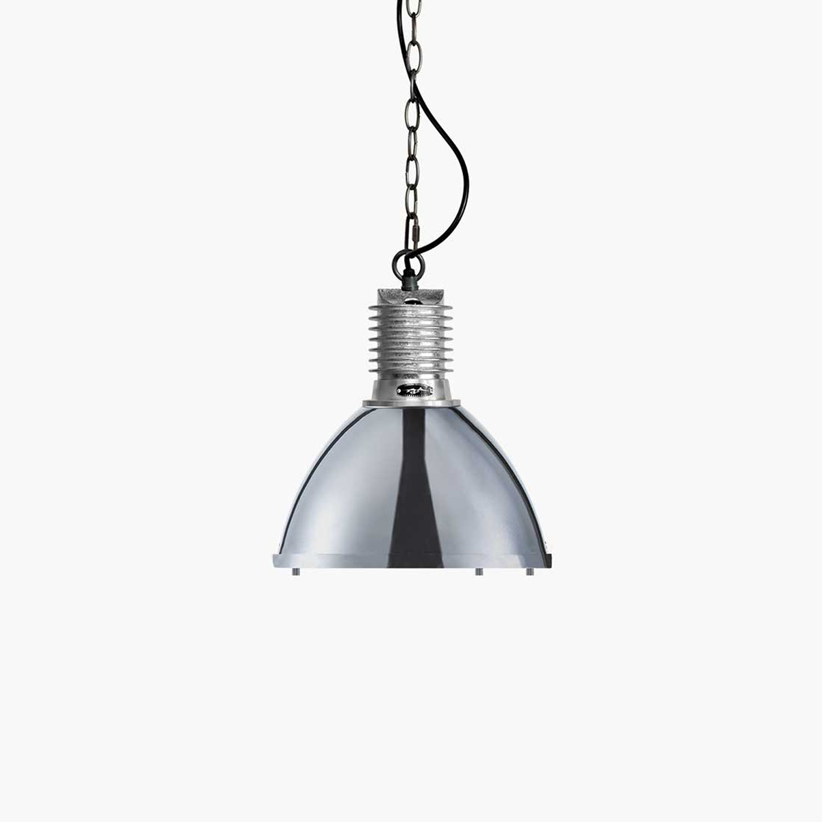 ＨＥＲＭＯＳＡ　ハモサ　ペンダントライト　BYRON LAMP（バイロンランプ）　引掛けシーリング　白熱電球付き（E26/100W×1）　電球色　～4.5畳　silver（シルバー）　CM003SV