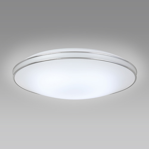 ホタルクス　ＬＥＤシーリングライト　天井直付　簡易取付　６５００Ｋ　昼光色　調光　～８畳　かんたん留守タイマー　ホタルック機能　シルバー飾り　HLDZ08402SG｜オールライト 10,725円