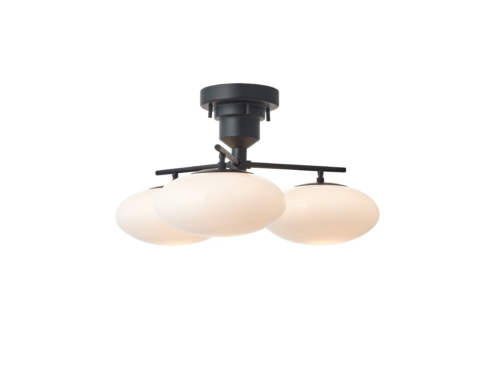 インターフォルム　INTERFORM　Fatima ファティマ　シーリングライト　E17　引掛けシーリング　LED電球付き　電球色　LT3904｜オールライト