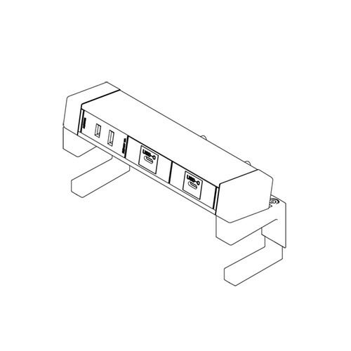 石黒製造所 ＰＬＡ-ＰＡＲＴ G004 クランプ式差し込み 3口 ワット数/USB-C(吊りひも付)/USB-C(吊りひも付) 吊りひも長：2ｍ 15A 125V 最大限度：1500W 黒 G0043ECCB