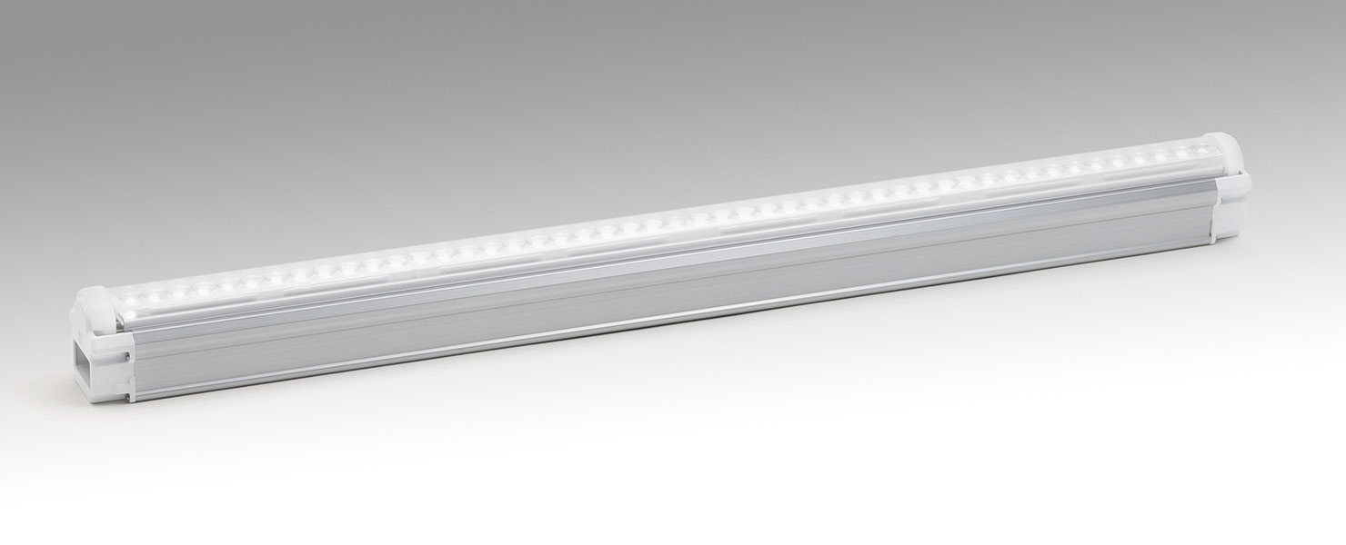 森山産業 LED照明 モジュラーレッズ防水 ランプバー スーパーナロー 屋外 防湿 100V/200V 全長1182mm 昼白色5000K 器具別売 MCI112A150S ※受注生産品