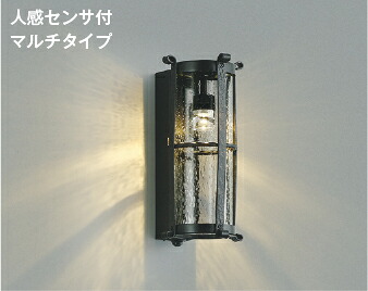 ＫＯＩＺＵＭＩ ＬＥＤ防雨型鉤括弧 高温発光白熱電球６０Ｗ相当 (照明ランプ付) 白熱電球色 ２７００Ｋ 金42434L
