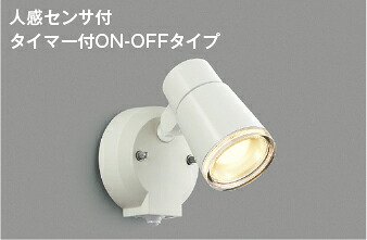 ＫＯＩＺＵＭＩ　ＬＥＤエクステリアスポットライト　白熱電球６０Ｗ相当　(ランプ付)　電球色　２７００Ｋ　AU52703