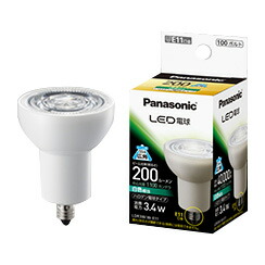 楽天市場】パナソニック LED電球 ハロゲン電球タイプ φ50