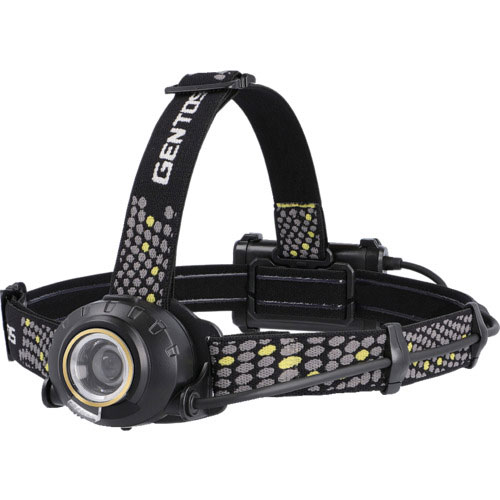 ＧＥＮＴＯＳ HEAD WARS続きもの LED前照燈 高明快さ手当て印字機白いことLED IP64 最大限度630ルーメン 専用申し受ける池（属する）/蓄電池（単3形塩基独居室×3本別売）兼用 HWK533H