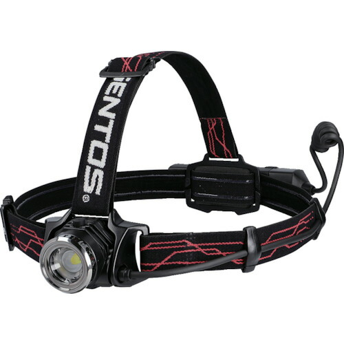 ＧＥＮＴＯＳ　Gシリーズ　LEDヘッドライト　高輝度チップタイプ白色LED　耐塵・耐水仕様（IP66）　650lm（Highモード時）　専用充電池（付属）　GH118RG