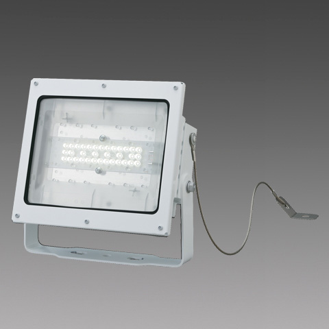 三菱　LED照明　小形投光器　一体形　屋外　一般屋外仕様　クラス400　HID70形器具相当　昼白色　IP65　電源ユニット内蔵　段階調光機能　耐雷サージ　ホワイト　ELS4010NWAHTN ※受注生産品｜オールライト