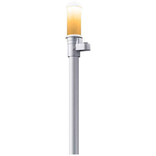 岩崎 LEDioc AREA TOLICA-L レディオック エリア トリカ-エル LEDポールライト 水銀ランプ100W相当 20VAクラス 電源ユニット内蔵形 調光形 電球色 メタリックシルバー ポール別 E50101LSAX9B|オールライト