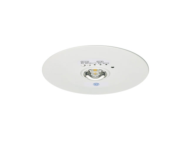 三菱 非常用照明器具 埋込形 電池内蔵形 LED専用形 リモコン自己点検(リモコン別売) 一般形 平常時消灯/非常時LED点灯 昼白色 30分間定格形 埋込穴Φ150mm ミニハロゲン30形器具相当 中天井用~8m 本体白色 ELDB33112B ※受注生産品|オールライト