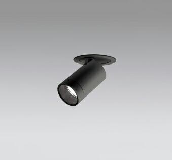 ＯＤＥＬＩＣ ＬＥＤ高彩色ユニバーサルダウンライト ＪＲ１２Ｖ５０Ｗ相当 ブラック １６° 埋込穴Φ７５ｍｍ 温白色 ３５００Ｋ  Ｍ形 一般型 専用調光器対応 XD603102HC （調光器別売）