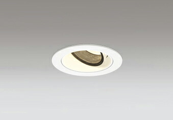 ＯＤＥＬＩＣ ＬＥＤ高彩色ユニバーサルダウンライト ＪＲ１２Ｖ５０Ｗ相当 オフホワイト １６° 埋込穴Φ７５ｍｍ 電球色 ３０００Ｋ  Ｍ形 一般型 専用調光器対応 XD603121HC （調光器別売）