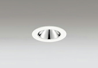 ＯＤＥＬＩＣ　ＬＥＤ高彩色ベースダウンライト　ＪＤＲ７５Ｗ相当　オフホワイト　３２&deg;　埋込穴φ６０ｍｍ　電球色　３０００Ｋ　Ｍ形　一般型　専用調光器対応　XD604155HC　（調光器別売）｜オールライト