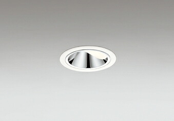 ＯＤＥＬＩＣ　ＬＥＤ軒下用ウォールウォッシャー　グレアレス　ＪＤＲ５０Ｗ相当　ホワイト　　埋込穴Φ５０ｍｍ　電球色　３０００Ｋ　Ｍ形　一般型　専用調光器対応　防雨型　XD605303　（電源装置別売）