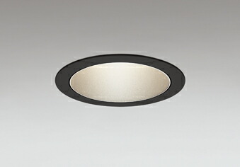 ＯＤＥＬＩＣ　ＬＥＤベースダウンライト　セラメタ１００Ｗ相当　マットブラック　６１°　埋込穴Φ１２５ｍｍ　電球色　３０００Ｋ　Ｍ形　一般型　専用調光器対応　XD701116　（電源装置別売）
