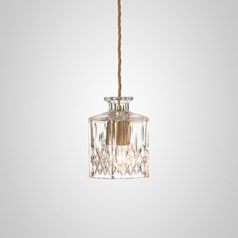 ＬＥＥ ＢＲＯＯＭ リー・ブルーム シャンデリアともし火 SQUARE DECANTER CLASSIC PENDANT かかわり合い最高限度 LED白熱電球付き添い人（高温発光白熱電球100W好いかげんに 白熱電球色 E26） SQUARE DECANTER CLASSIC PENDANT JP