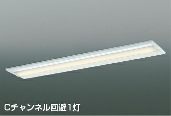 ＫＯＩＺＵＭＩ　LEDベースライト　ＦＬＲ４０Ｗ&times;２灯相当　（ランプ付）　温白色　3500K　AD92036L+AE57488｜オールライト