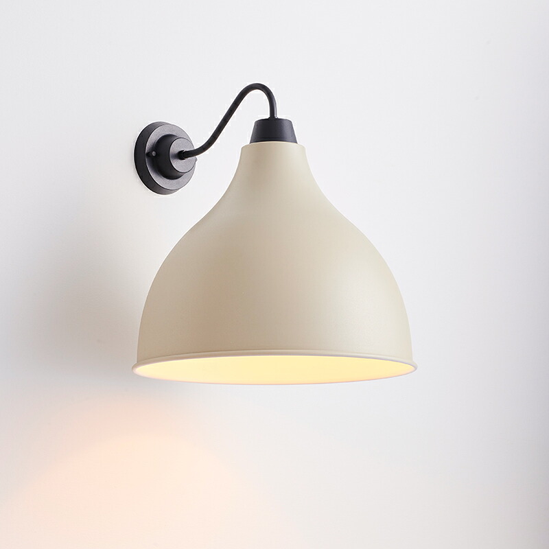 ＭＡＸＲＡＹ CRAFT LAMP Eggplant L Bracket/手工芸品照明ランプ エッグ工業プラントL 鉤括弧ともし火 直付印字機 サテンサンドベージュ E26口金 照明ランプ別売 MB5044203(OP0169724+OP0170103)