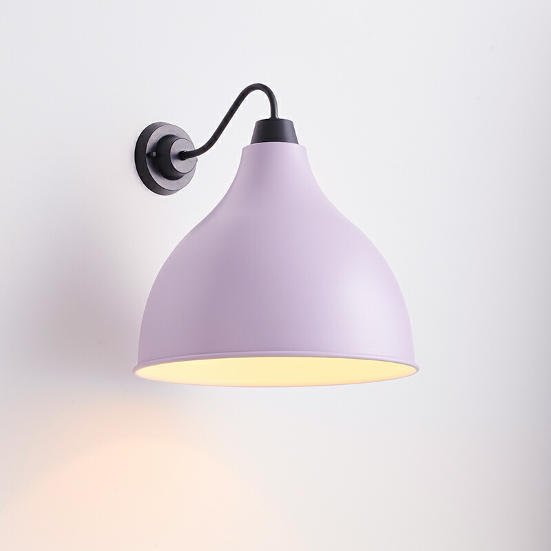 ＭＡＸＲＡＹ CRAFT LAMP Eggplant L Bracket/手工芸品照明ランプ エッグ工業プラントL 鉤括弧ともし火 直付印字機 サテンペールパープル E26口金 照明ランプ別売 MB5044206(OP0169724+OP0170206)