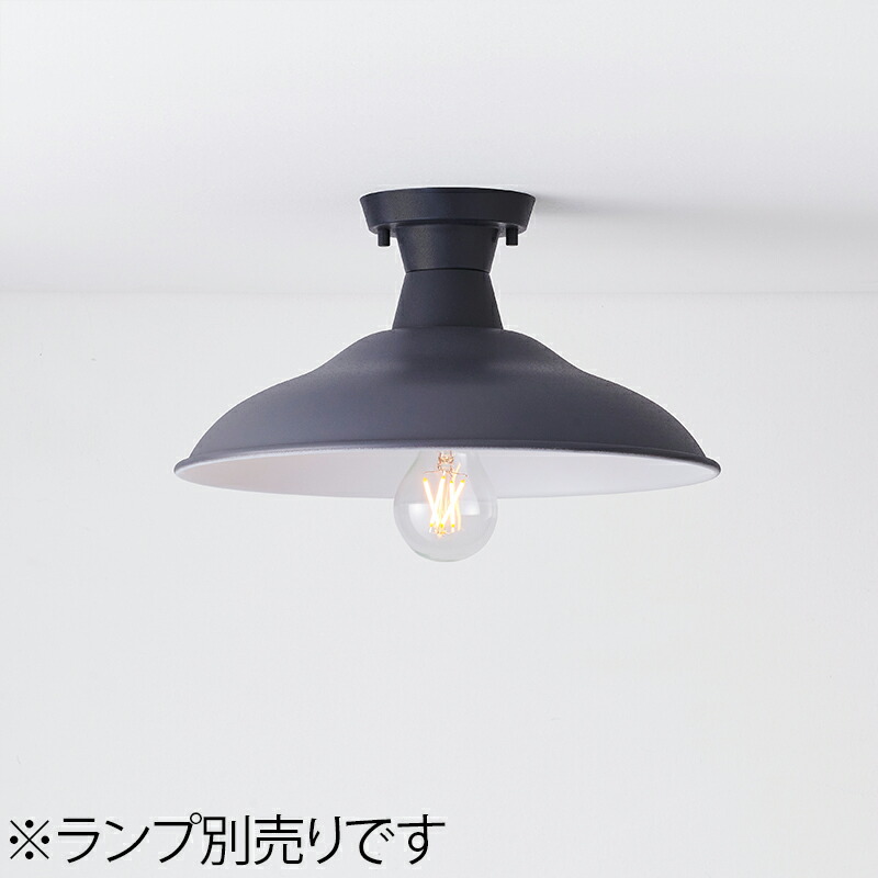 ＭＡＸＲＡＹ CRAFT LAMP Dish S Ceiling/クラフトランプ ディッシュS シーリングライト 直付タイプ サテンチャコールグレー E26口金 ランプ別売 ML3016525(OP0169924+OP0170525)