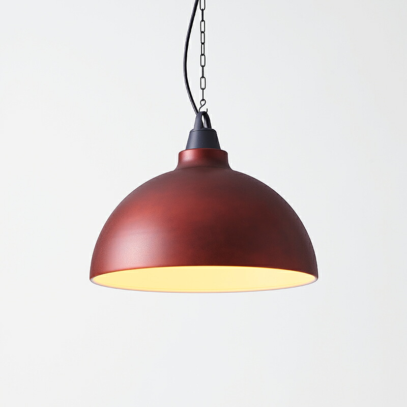 ＭＡＸＲＡＹ　CRAFT LAMP Bowl S CHAIN PENDANT/クラフトランプボウルS　ペンダントライト　引掛シーリング　サテンストーンレッド　E26口金　ランプ別売　MP4064105(OP0169524+OP0170105)