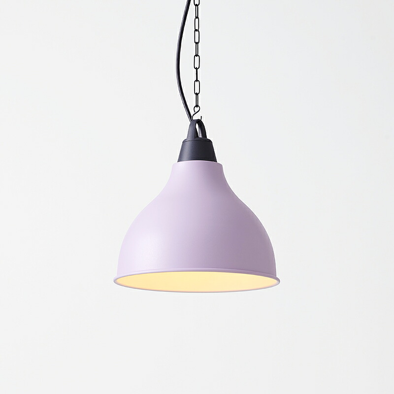 MAXRAY CRAFT LAMP Eggplant S CHAIN PENDANT/クラフトランプ エッグプラントS ペンダントライト 引掛シーリング サテンペールパープル E26口金 ランプ別売 MP4064306(OP0169524+OP0170306)
