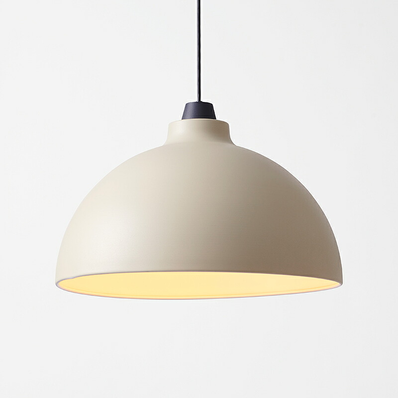 ＭＡＸＲＡＹ　CRAFT LAMP Bowl L PENDANT/クラフトランプボウルL　ペンダントライト　引掛シーリング　サテンサンドベージュ　E26口金　ランプ別売　MP4065003(OP0169624+OP0170003)