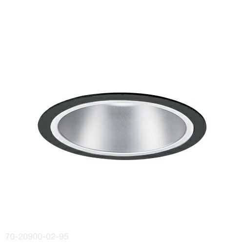 ＭＡＸＲＡＹ　NEW BASE DOWN　2200Lm TYPE（フィクスドダウンライト）　φ100mm　本体色ブラック(黒)　LED内蔵　3500K(温白色)　全光束2231lm　配光：広角　70209000295(MD209000295+OP0132170)