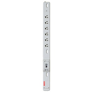 明工社　ＦＭ１５Ａコンセントバー　安全ブレーカ付　６コ口　１５Ａ　１２５Ｖ　MR7621
