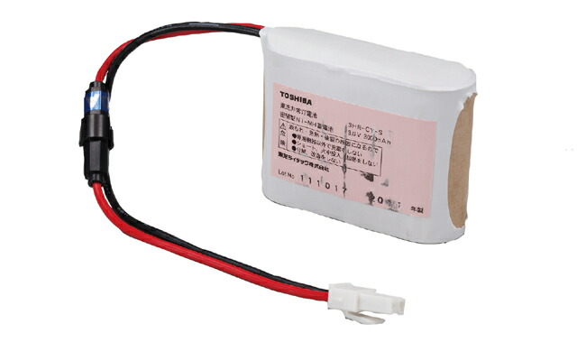 楽天市場】東芝 誘導灯・非常灯用バッテリー 4．8V・1800m