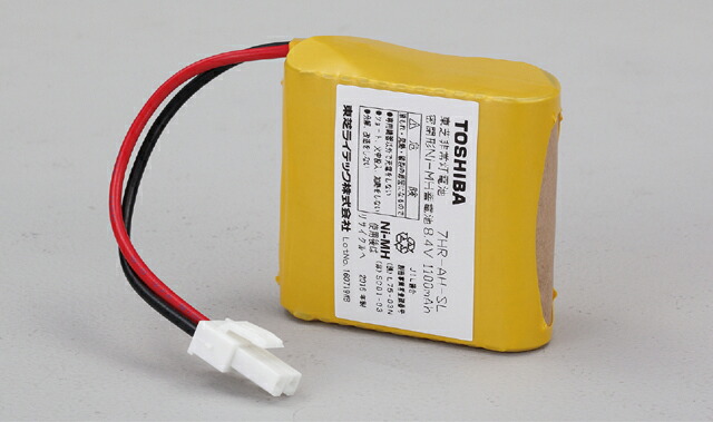 東芝　誘導灯・非常灯用バッテリー　８．４Ｖ　１１００ｍ　Ａｈ　7HRAHSLB ※受注生産品
