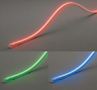 ODELIC エクステリアライト 間接照明 屋外用 防雨型 RGBカラー LED 24V 電源線・エンドキャップ付き モジュール長4584mm 電源装置・ドライバー・コントローラー別売 FG4584RG ※受注生産品