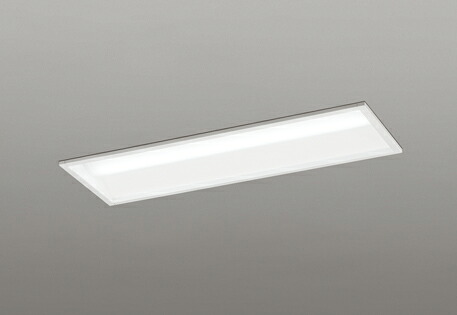ODELIC LEDベースライト 埋込 下面開放型 白色 FL20W×2灯相当 高演色 LEDユニット付き XD504001R3C|オールライト