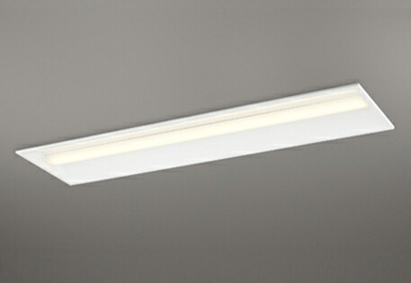 ＯＤＥＬＩＣ　ＬＥＤベースライト　埋込　下面開放型　電球色　ＦＬＲ４０Ｗ相当　高演色　ＬＥＤユニット付き　XD504011R1E