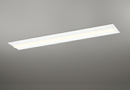 ＯＤＥＬＩＣ　ＬＥＤベースライト　埋込　Ｃチャンネル回避型　電球色　ＦＬＲ４０Ｗ&times;２灯相当　高演色　ＬＥＤユニット付き　XD504020R2E｜オールライト