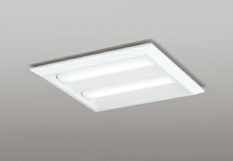 ODELIC LEDベースライト 直付・埋込兼用型 埋込穴□500mm 白色 FHP32W×3灯相当 専用調光器対応 LEDユニット付き XL501017P1C