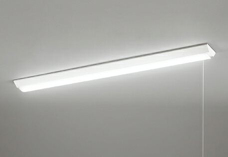 ＯＤＥＬＩＣ　ＬＥＤベースライト　直付　逆富士型　プルスイッチ付　温白色　Ｈｆ３２Ｗ定格出力&times;２灯相当　高演色　ＬＥＤユニット付き　XL501102R4D｜オールライト
