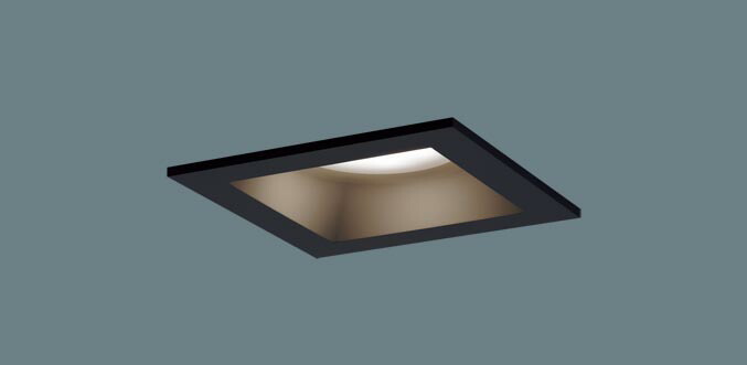 パナソニック　ダウンライト　高気密SB形　集光タイプ　LEDフラットランプ用　埋込穴□100mm　100形ダイクール電球1灯器具相当　温白色　(ランプ付)　XAD3124VCE1(LGD9104+LLD3020VCE1)