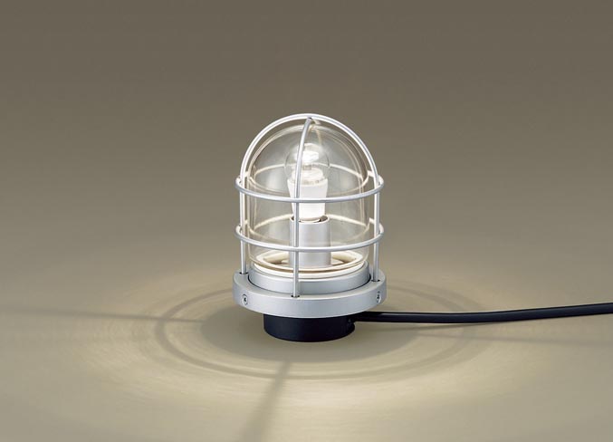 パナソニック　スパイク取付型　LED（電球色）　アプローチスタンド　スティック付　LED電球交換型・防雨型　LED電球クリア電球タイプ1灯（E17）　25形電球1灯器具相当　ランプ付　LGW45834S｜オールライト