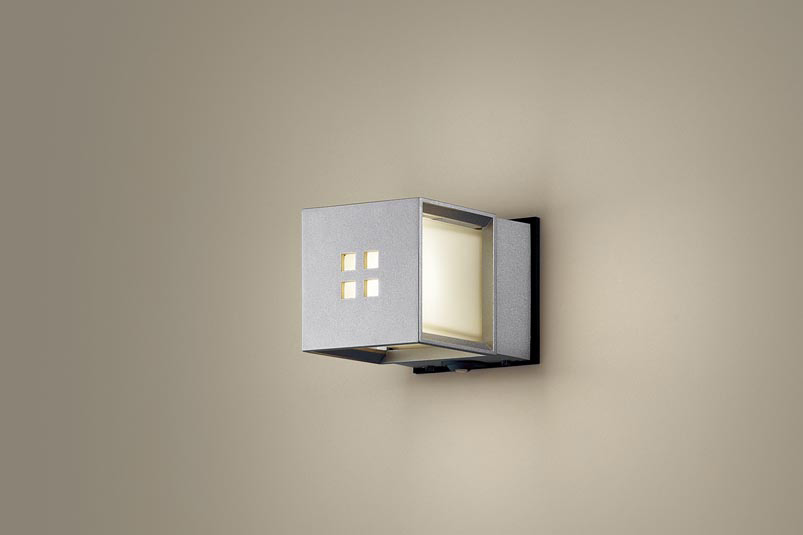 パナソニック　壁直付型　LED（電球色）　ポーチライト　密閉型　LED電球交換型・防雨型・FreePaお出迎え・点灯省エネ型・明るさセンサ付　白熱電球40形1灯器具相当　ランプ付　LGWC85041S